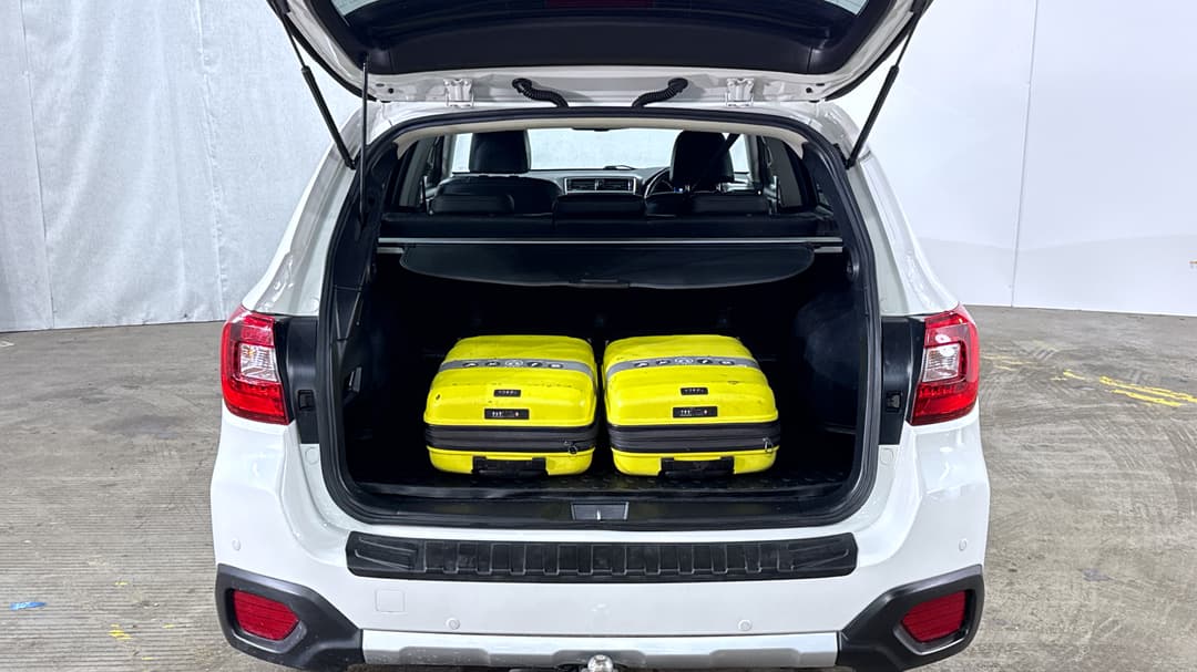 Boot Inside View with Luggage