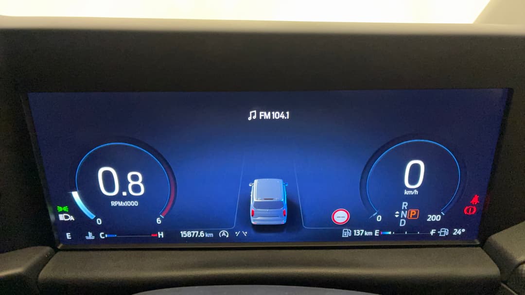 2025 Ford Transit Custom Trail (lwb), Automatic, 15877 km, Odometer View