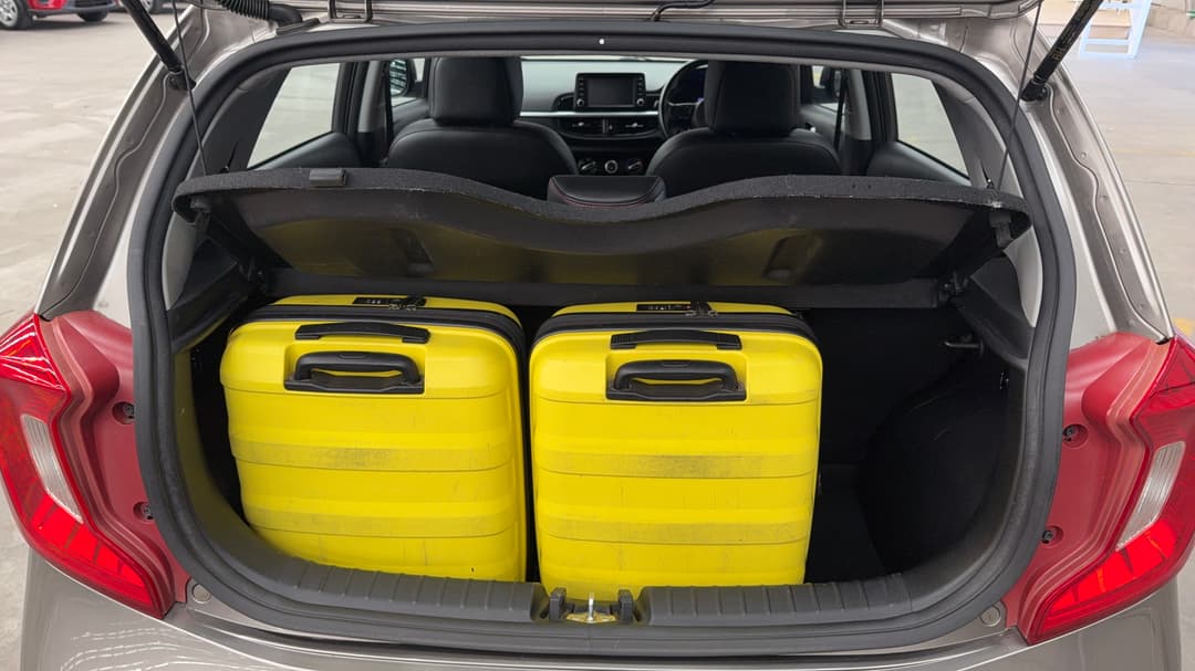 2018 Kia Picanto Gt-line, Automatic, 49329 km, Boot Inside View with Luggage