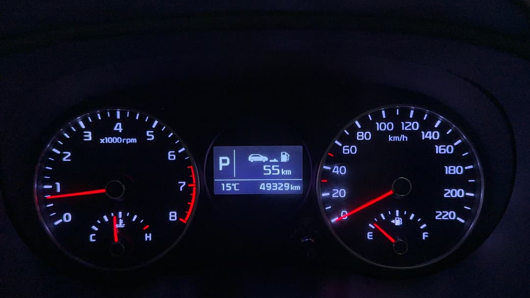 2018 Kia Picanto Gt-line, Automatic, 49329 km, Odometer View