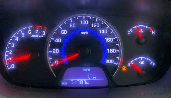 2015 Hyundai Grand i10 SPORTZ 1.2 KAPPA VTVT, Petrol, Manual, 71,787 km, Odometer Image