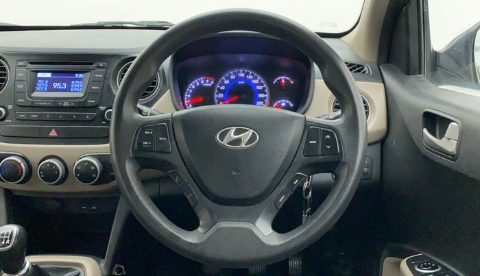 2015 Hyundai Grand i10 SPORTZ 1.2 KAPPA VTVT, Petrol, Manual, 71,787 km, Steering Wheel Close Up