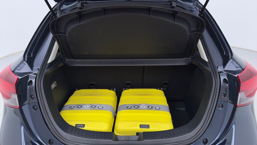 Boot Inside View with Luggage