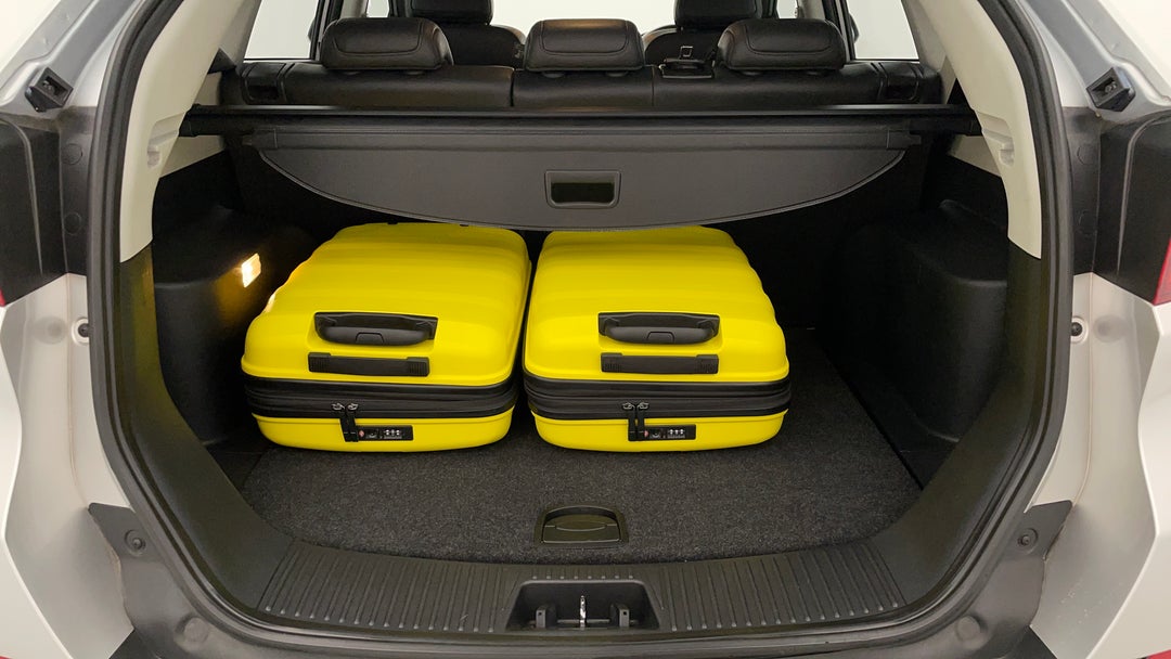 Boot Inside View with Luggage