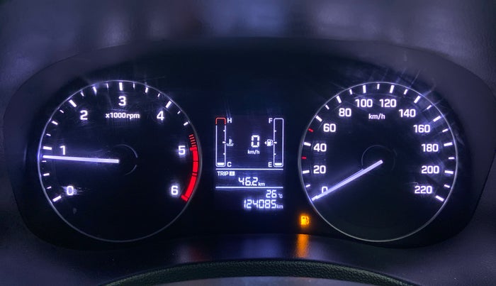 2017 Hyundai Creta 1.6 SX CRDI, Diesel, Manual, 1,24,196 km, Odometer Image