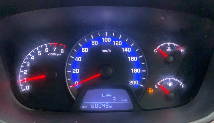 2014 Hyundai Xcent SX 1.2, Petrol, Manual, 60,048 km, Odometer Image