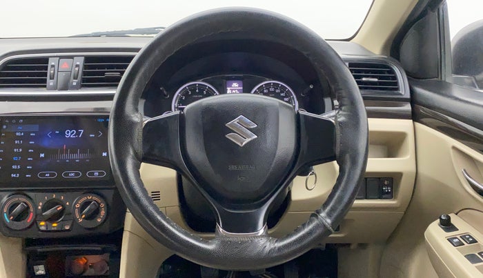 2017 Maruti Ciaz SIGMA 1.4 MT PETROL, Petrol, Manual, 58,452 km, Steering Wheel Close Up