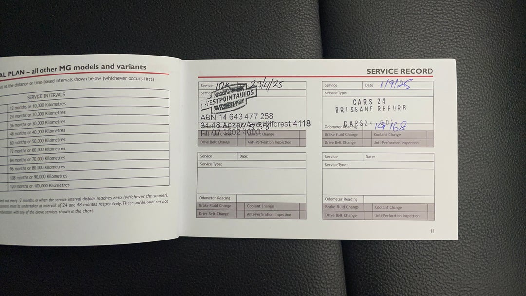 2023 MG ZS Excite, Automatic, 19169 km, Service History