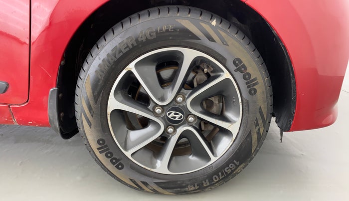 2017 Hyundai Grand i10 ASTA 1.2 (O) VTVT, Petrol, Manual, 49,649 km, Right Front Wheel