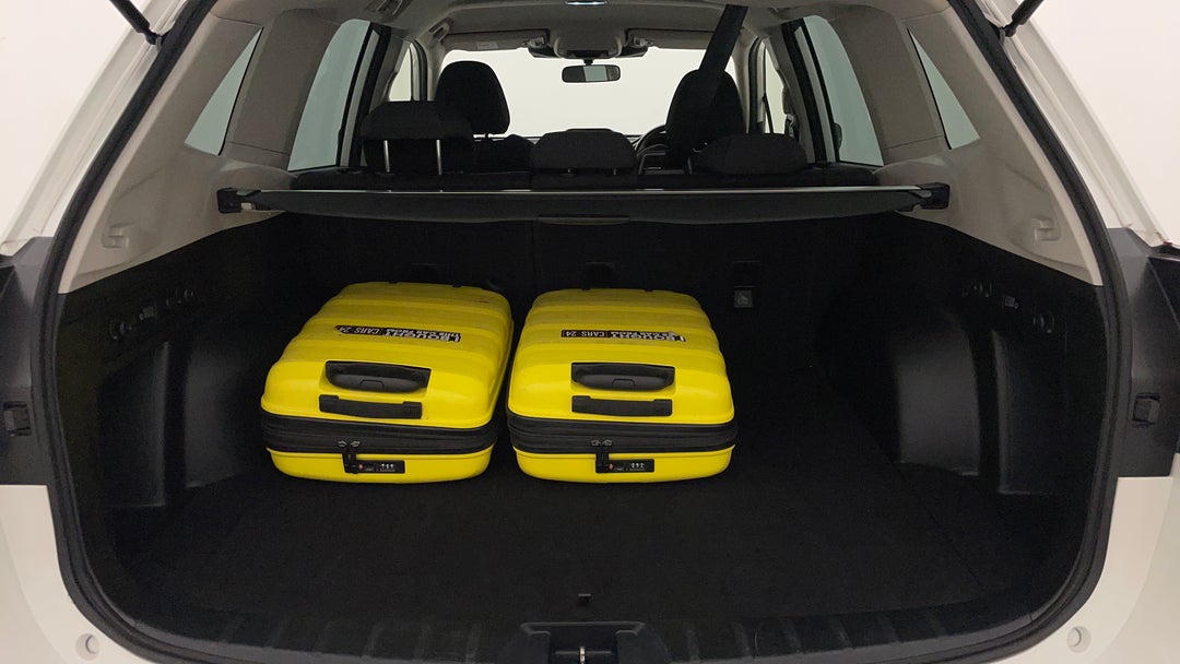 Boot Inside View with Luggage