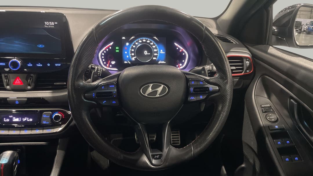 2022 Hyundai i30 N Line Premium, Automatic, 81339 km, Steering Wheel Close-up