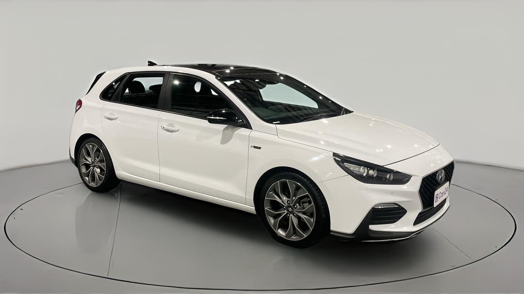 2022 Hyundai i30 N Line Premium, Automatic, 81339 km, Right Front Diagonal (45- Degree) View