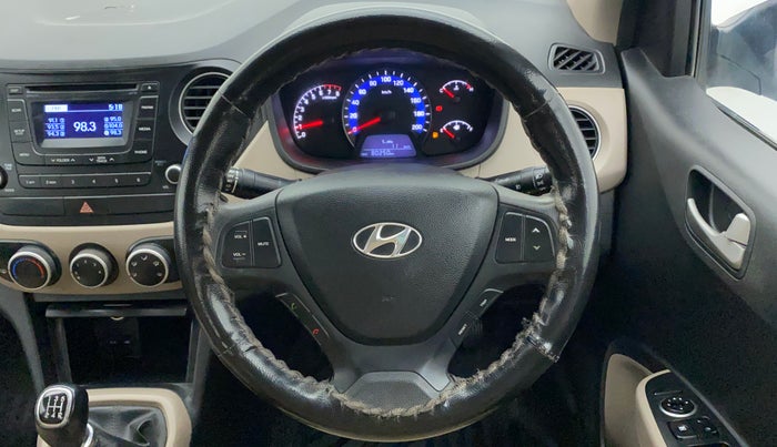 2014 Hyundai Xcent S (O) 1.2, Petrol, Manual, 80,250 km, Steering Wheel Close Up