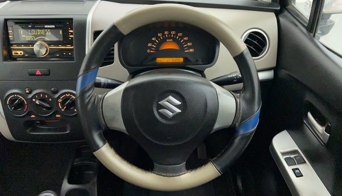 2013 Maruti Wagon R 1.0 LXI, Petrol, Manual, 53,345 km, Steering Wheel Close Up