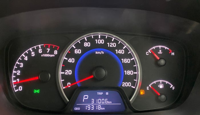 2017 Hyundai Grand i10 SPORTZ (O) 1.2 AT VTVT, Petrol, Automatic, 19,358 km, Odometer Image