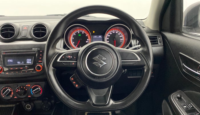 2019 Maruti Swift VXI AMT D, Petrol, Automatic, 17,576 km, Steering Wheel Close Up