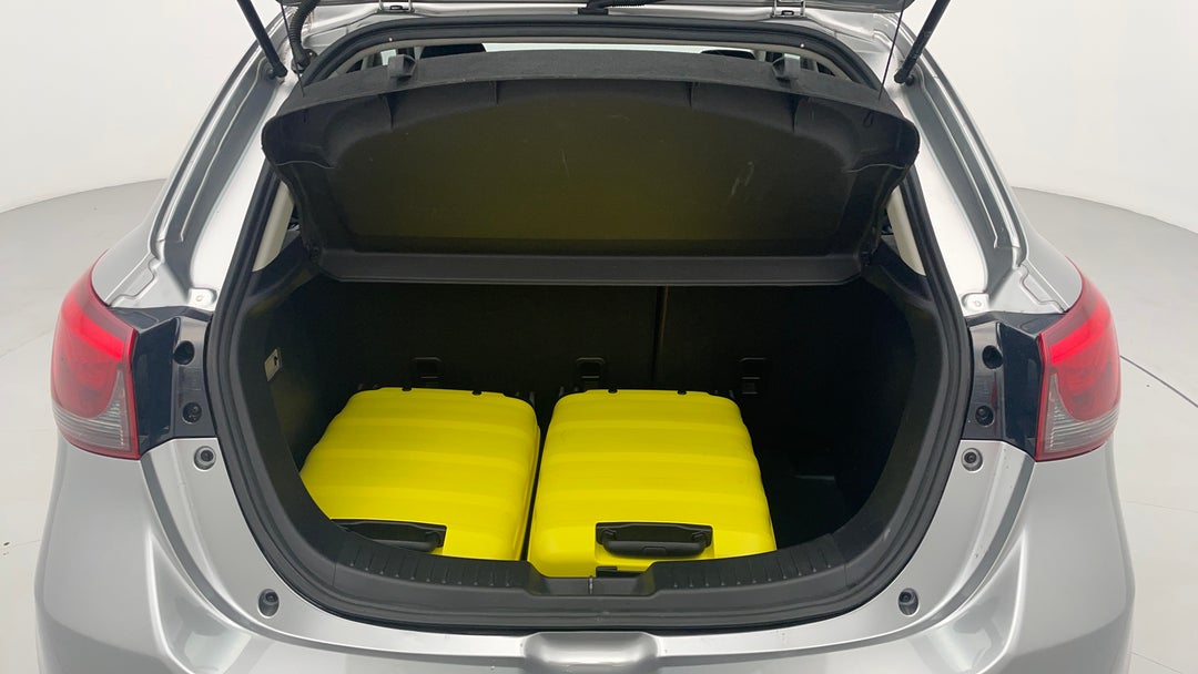 Boot Inside View with Luggage