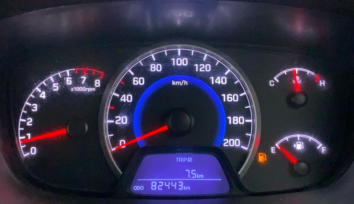 2016 Hyundai Grand i10 MAGNA 1.2 KAPPA VTVT, CNG, Manual, 82,442 km, Odometer Image