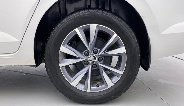 2022 Skoda SLAVIA STYLE 1.0 TSI AT, Petrol, Automatic, 4,479 km, Left Rear Wheel