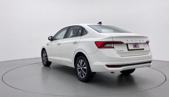 2022 Skoda SLAVIA STYLE 1.0 TSI AT, Petrol, Automatic, 4,479 km, Left Back Diagonal