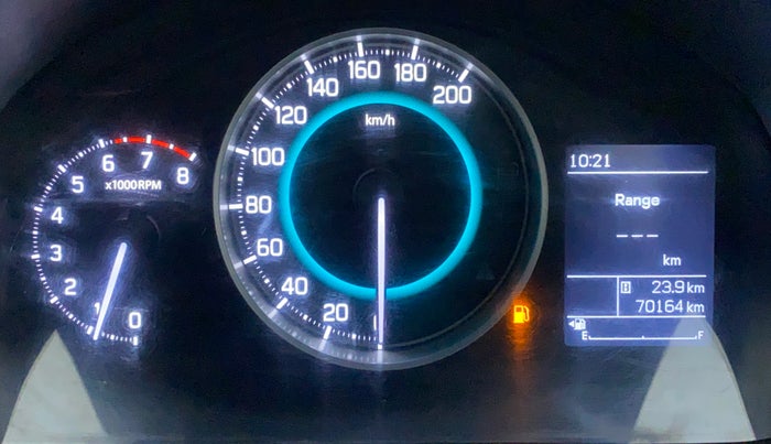 2017 Maruti IGNIS DELTA 1.2 K12, Petrol, Manual, 70,330 km, Odometer Image