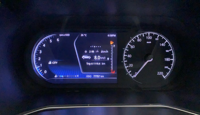 2019 Tata Harrier XZ 2.0L, Diesel, Manual, 77,988 km, Odometer Image