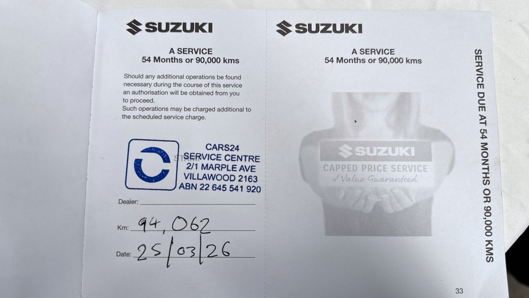 2015 Suzuki Swift Gl, Automatic, 94062 km, Service History