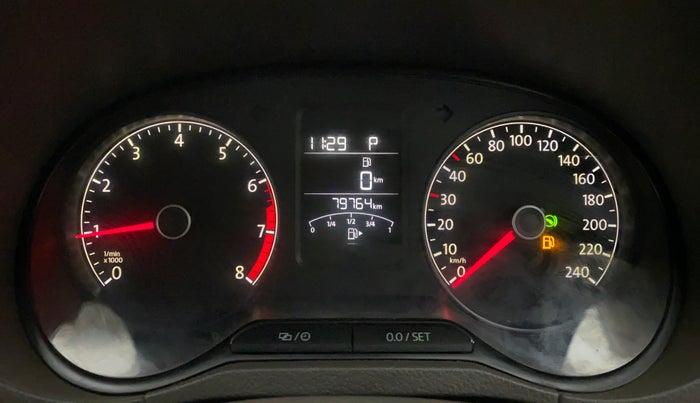 2015 Volkswagen Vento HIGHLINE PETROL AT, Petrol, Automatic, 79,764 km, Odometer Image