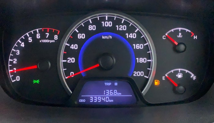 2016 Hyundai Grand i10 SPORTZ 1.2 KAPPA VTVT, Petrol, Manual, 33,940 km, Odometer Image