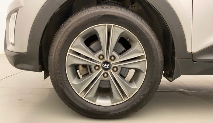 2017 Hyundai Creta SX PLUS AT 1.6 PETROL, Petrol, Automatic, 97,426 km, Left Front Wheel