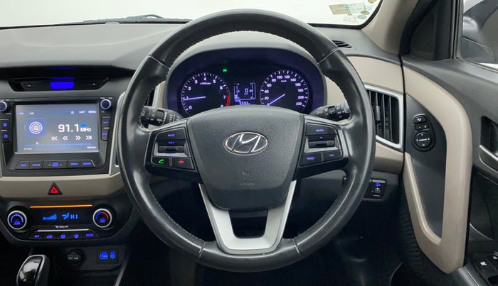 2017 Hyundai Creta SX PLUS AT 1.6 PETROL, Petrol, Automatic, 97,426 km, Steering Wheel Close Up