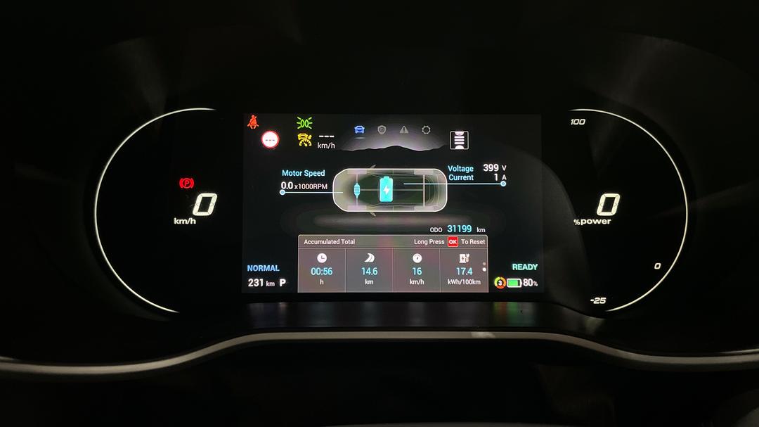 2022 MG ZS EV Essence, Automatic, 31199 km, Odometer View