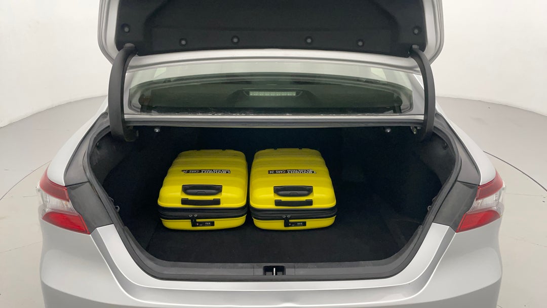 Boot Inside View with Luggage