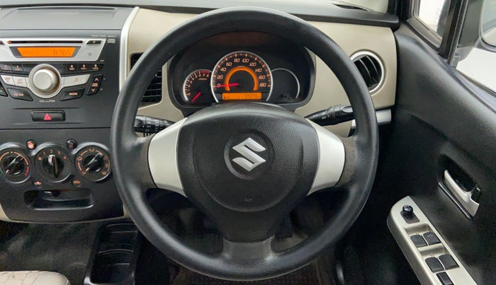 2015 Maruti Wagon R 1.0 VXI, Petrol, Manual, 55,046 km, Steering Wheel Close Up