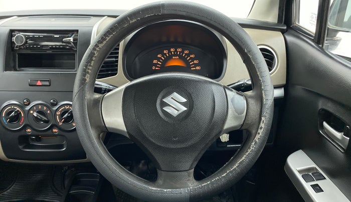 2015 Maruti Wagon R 1.0 LXI CNG, CNG, Manual, 89,604 km, Steering Wheel Close Up