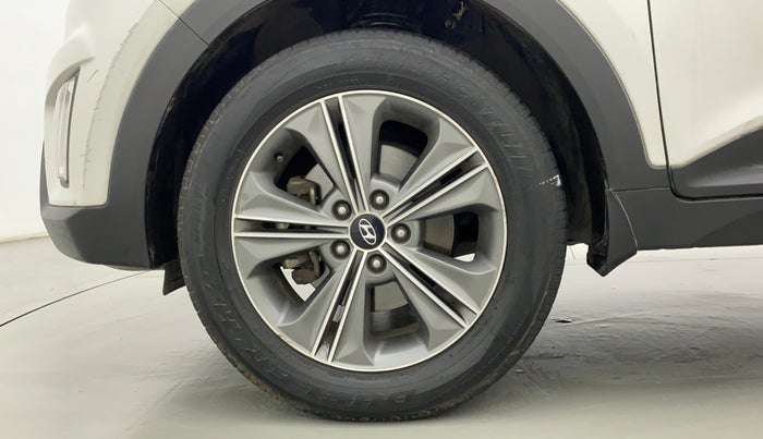 2016 Hyundai Creta SX PLUS AT 1.6 PETROL, Petrol, Automatic, 84,766 km, Left Front Wheel