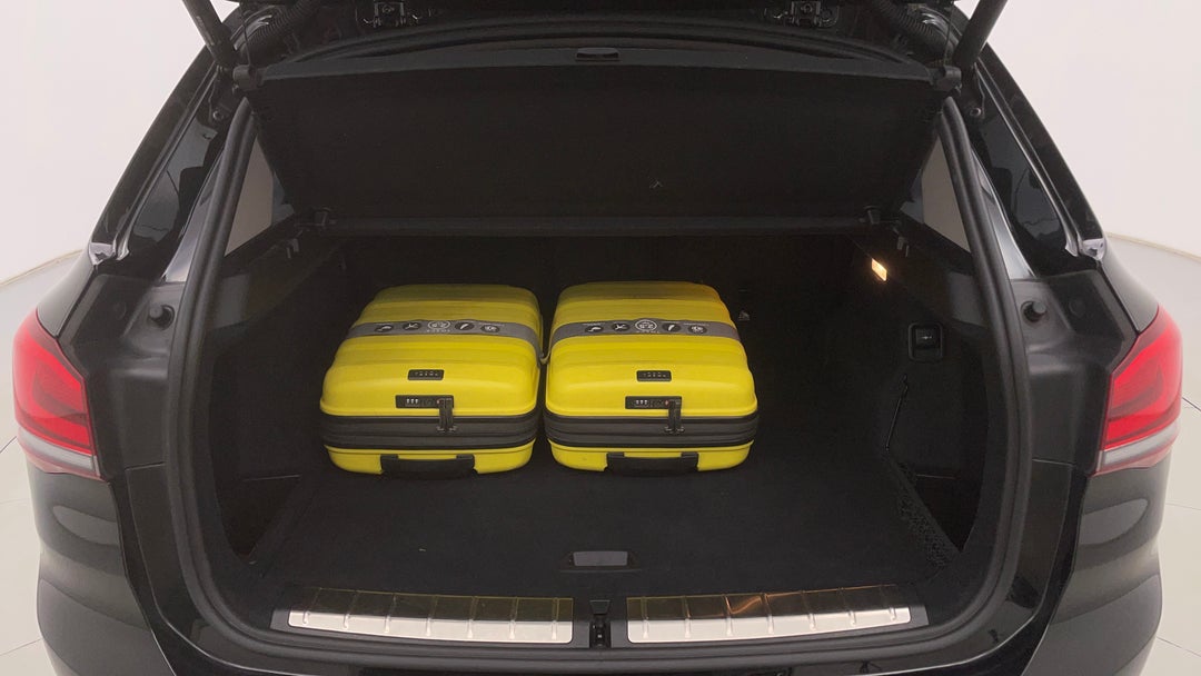 Boot Inside View with Luggage
