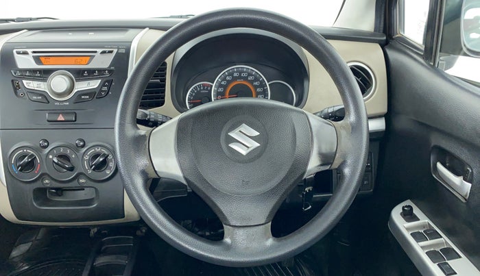 2013 Maruti Wagon R 1.0 VXI, Petrol, Manual, 87,376 km, Steering Wheel Close Up