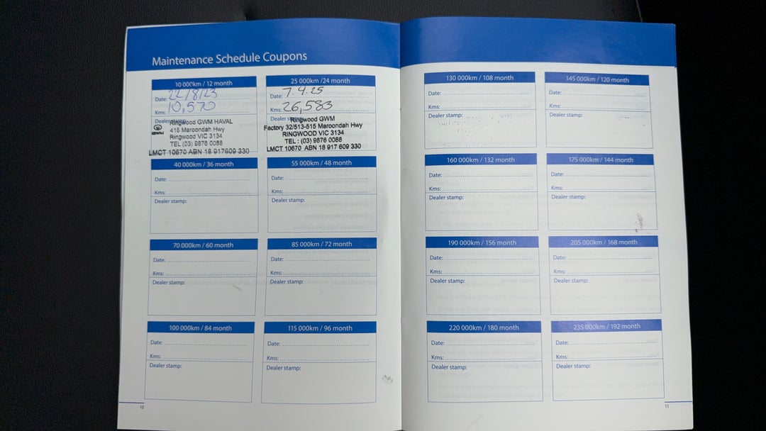 2022 GWM Haval Jolion Ultra, Automatic, 32687 km, Service History