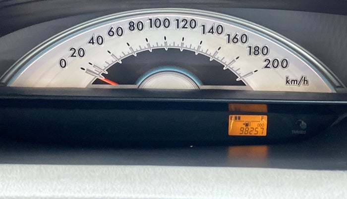 2011 Toyota Etios G, Petrol, Manual, 98,256 km, Odometer Image