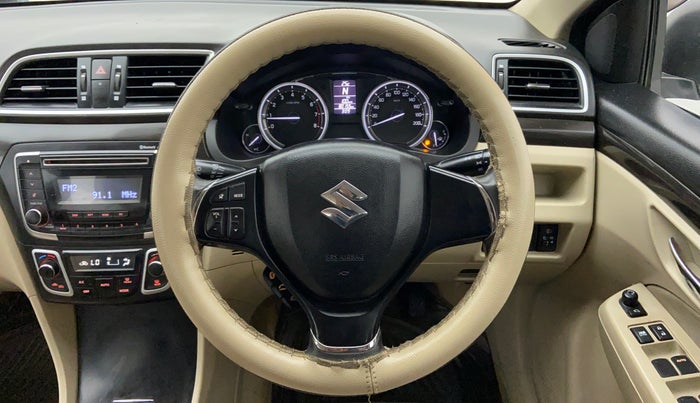 2015 Maruti Ciaz ZXI AT, Petrol, Automatic, 80,532 km, Steering Wheel Close Up