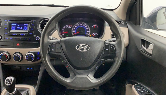 2016 Hyundai Grand i10 SPORTZ 1.2 KAPPA VTVT, Petrol, Manual, 49,722 km, Steering Wheel Close Up