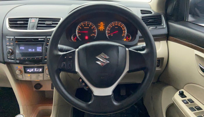 2015 Maruti Swift Dzire ZXI 1.2 BS IV, Petrol, Manual, 50,573 km, Steering Wheel Close-up