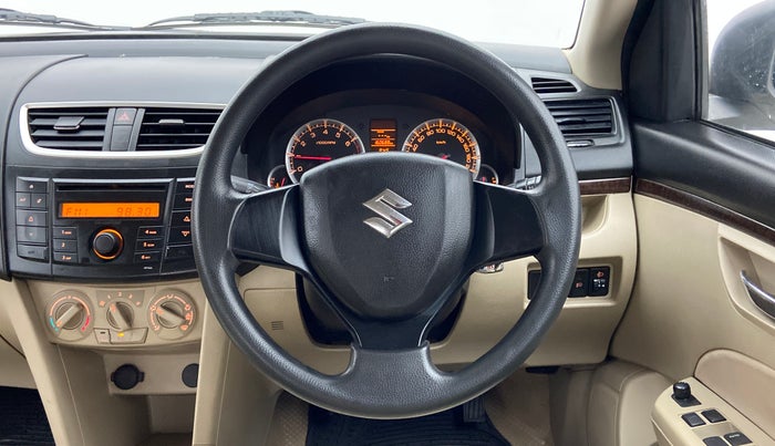 2012 Maruti Swift Dzire VXI 1.2 BS IV, Petrol, Manual, 1,60,737 km, Steering Wheel Close Up