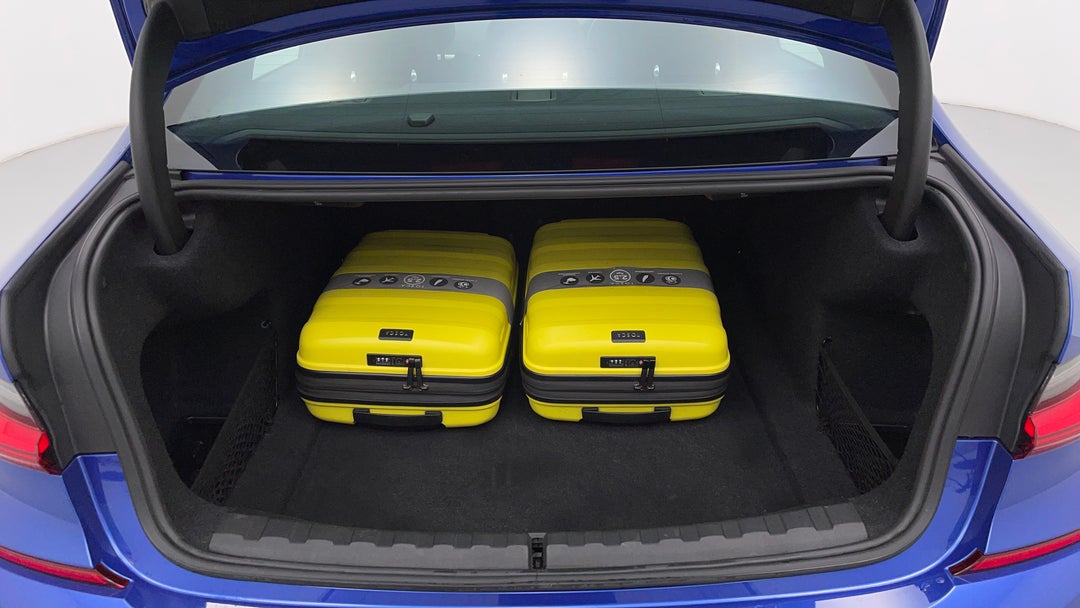 Boot Inside View with Luggage