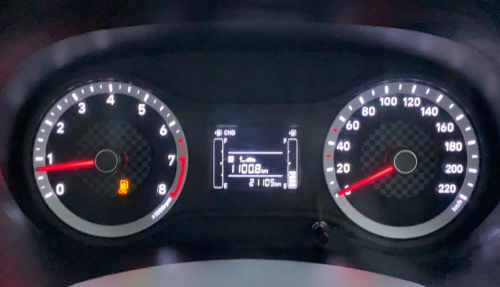 2021 Hyundai AURA S 1.2 CNG, CNG, Manual, 21,104 km, Odometer Image