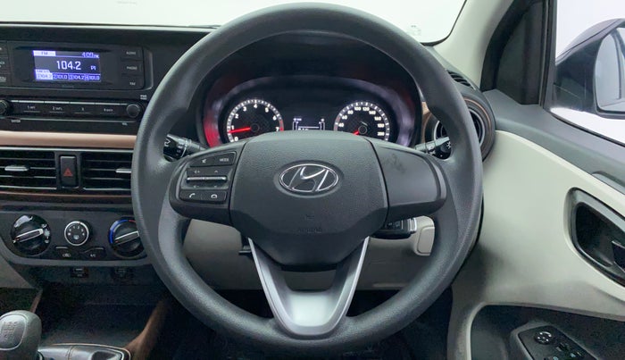 2021 Hyundai AURA S 1.2 CNG, CNG, Manual, 21,104 km, Steering Wheel Close Up