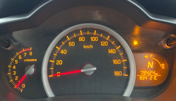 2015 Maruti Celerio VXI AGS, Petrol, Automatic, 79,464 km, Odometer Image