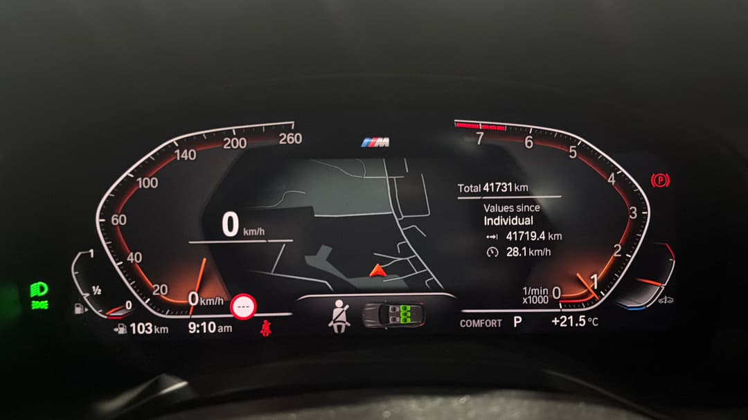 2022 BMW X3 xDrive30i M Sport, Automatic, 41719 km, Odometer View