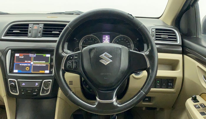 2016 Maruti Ciaz ZXI+, Petrol, Manual, 94,093 km, Steering Wheel Close Up